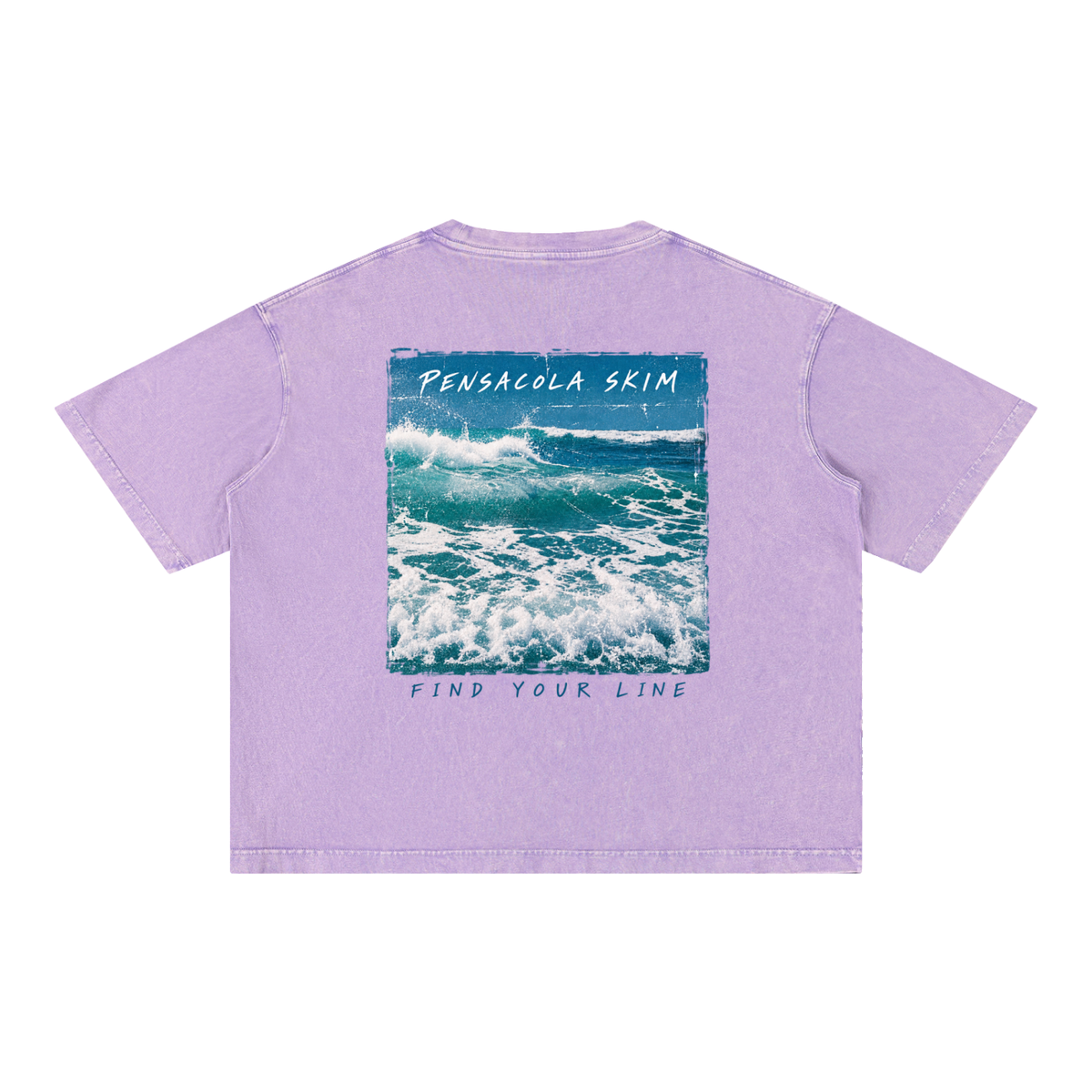 Pensacola Skim Home Break Mineral Wash Boxy Fit Cotton T-Shirt