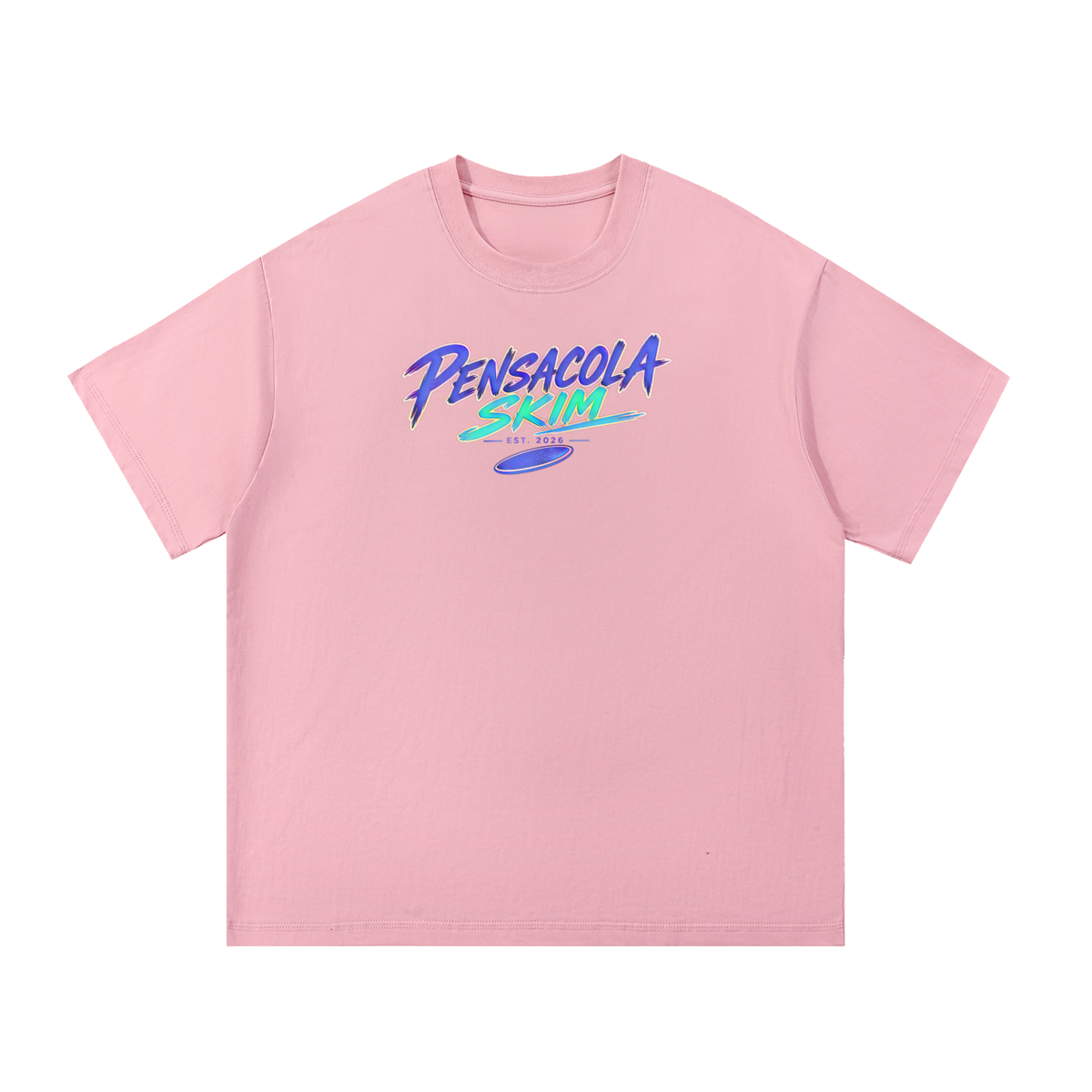 Pensacola Skim Abstract Color Graphic Classic Fit Cotton T-Shirt