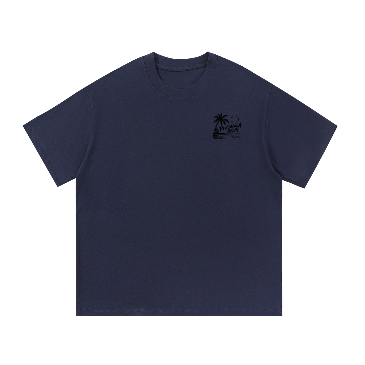 Pensacola Skim Coastal Graphic Classic Fit Cotton T-Shirt