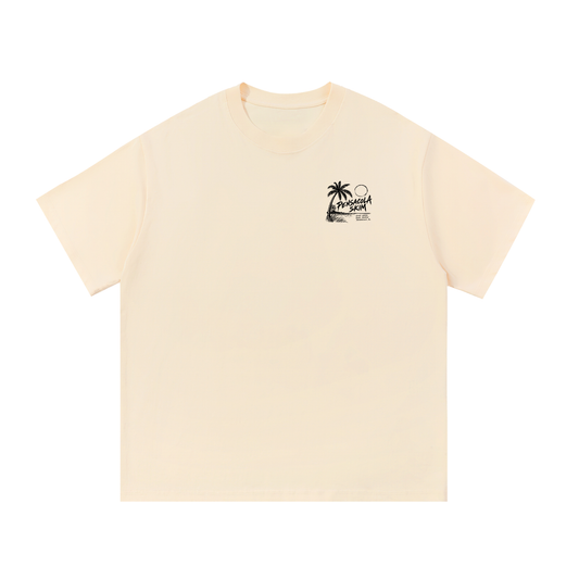Pensacola Skim Coastal Graphic Classic Fit Cotton T-Shirt