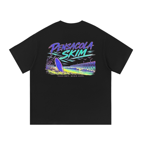 Pensacola Skim Abstract Color Graphic Classic Fit Cotton T-Shirt