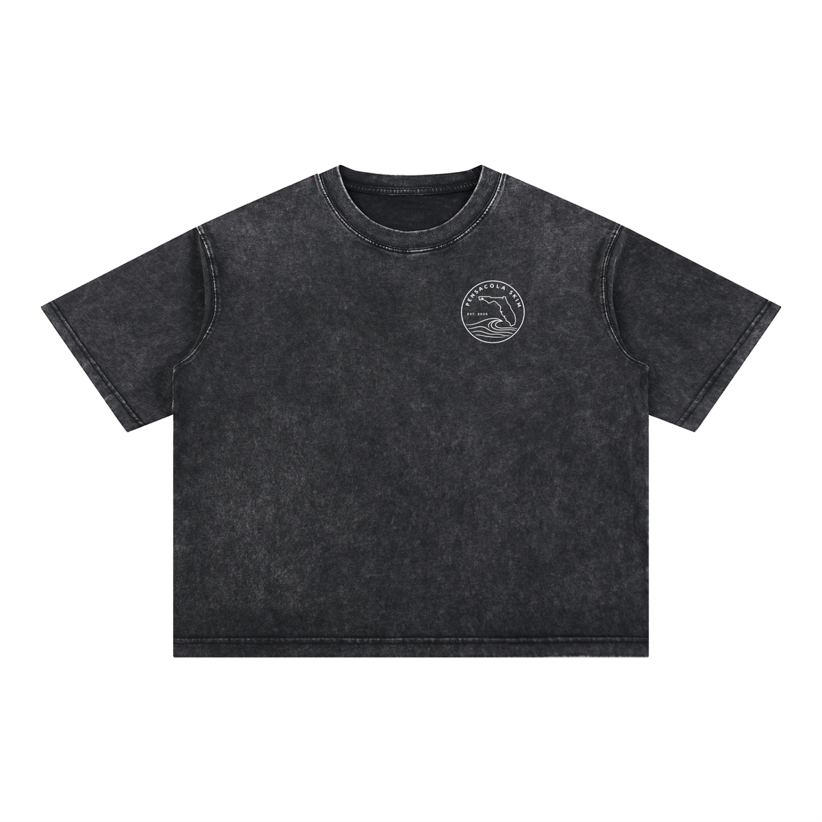 Pensacola Skim Salt Water Therapy Mineral Wash Boxy Cotton T-Shirt