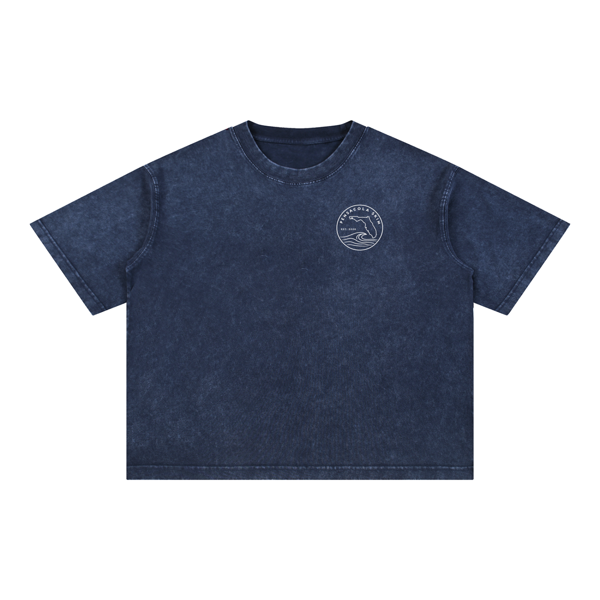 Pensacola Skim Salt Water Therapy Mineral Wash Boxy Cotton T-Shirt