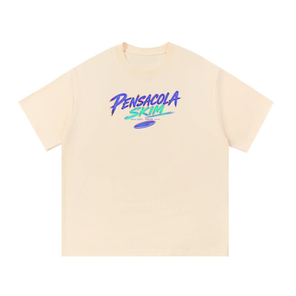 Pensacola Skim Abstract Color Graphic Classic Fit Cotton T-Shirt