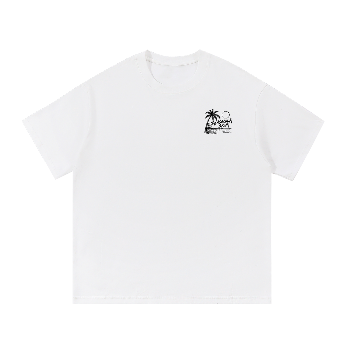 Pensacola Skim Coastal Graphic Classic Fit Cotton T-Shirt