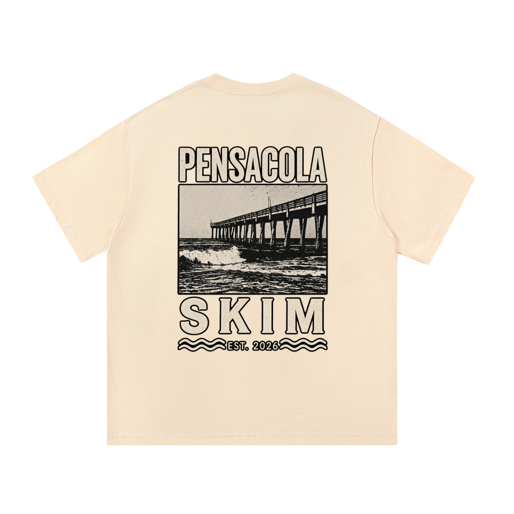 Pensacola Skim Pier Graphic Regular Fit Cotton T-Shirt