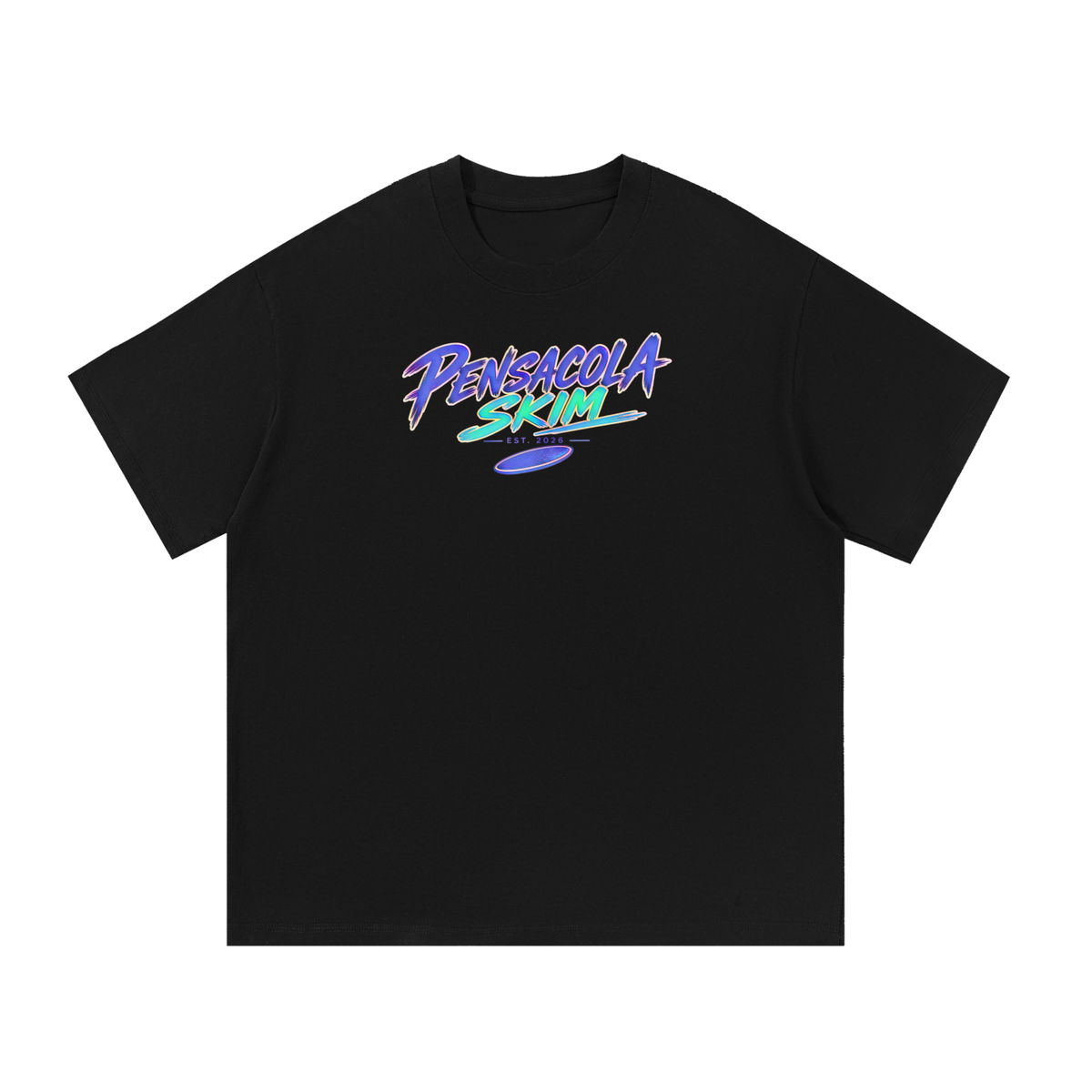Pensacola Skim Abstract Color Graphic Classic Fit Cotton T-Shirt