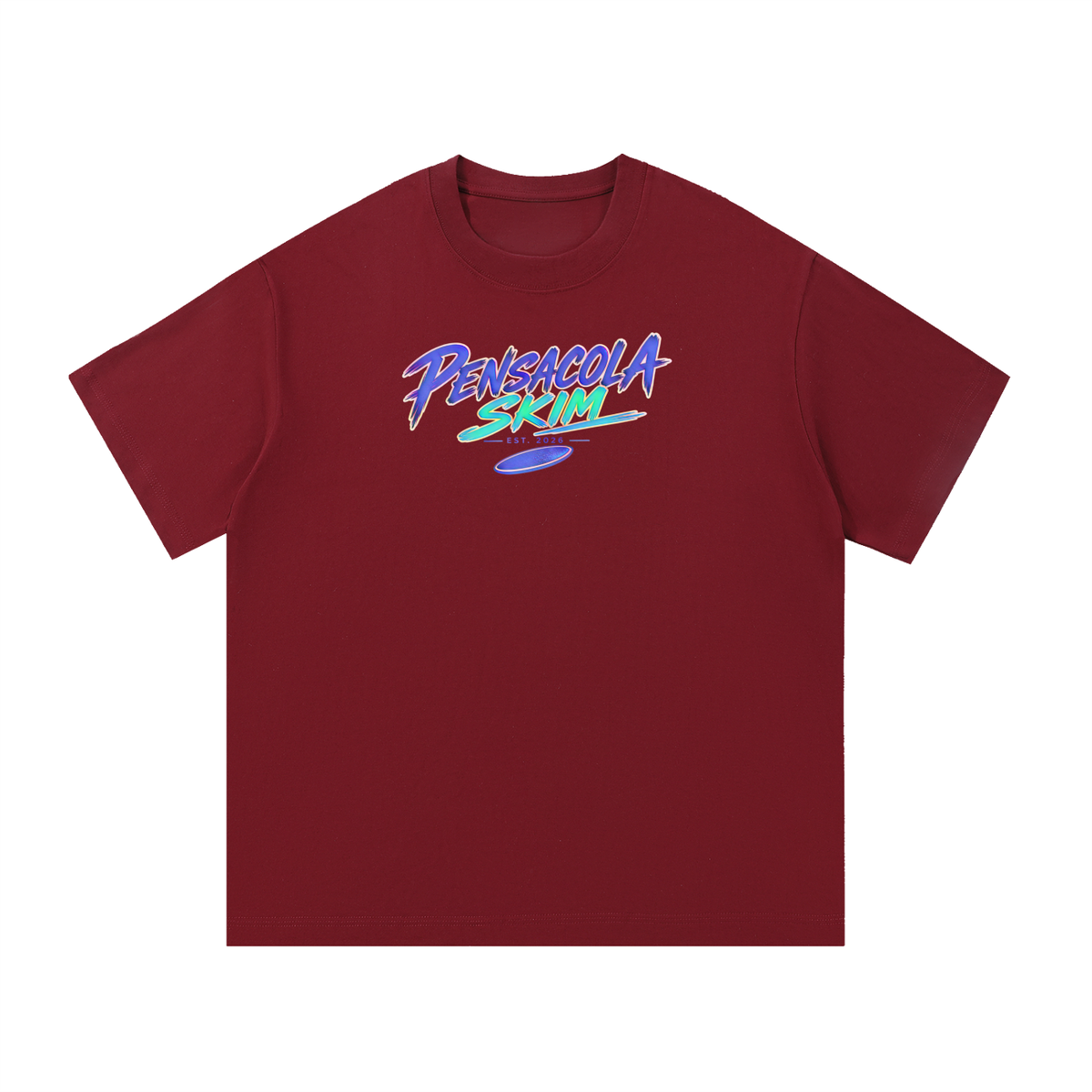 Pensacola Skim Abstract Color Graphic Classic Fit Cotton T-Shirt