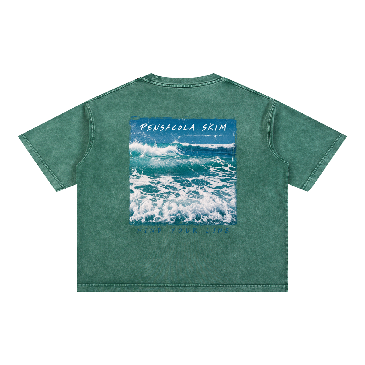 Pensacola Skim Home Break Mineral Wash Boxy Fit Cotton T-Shirt