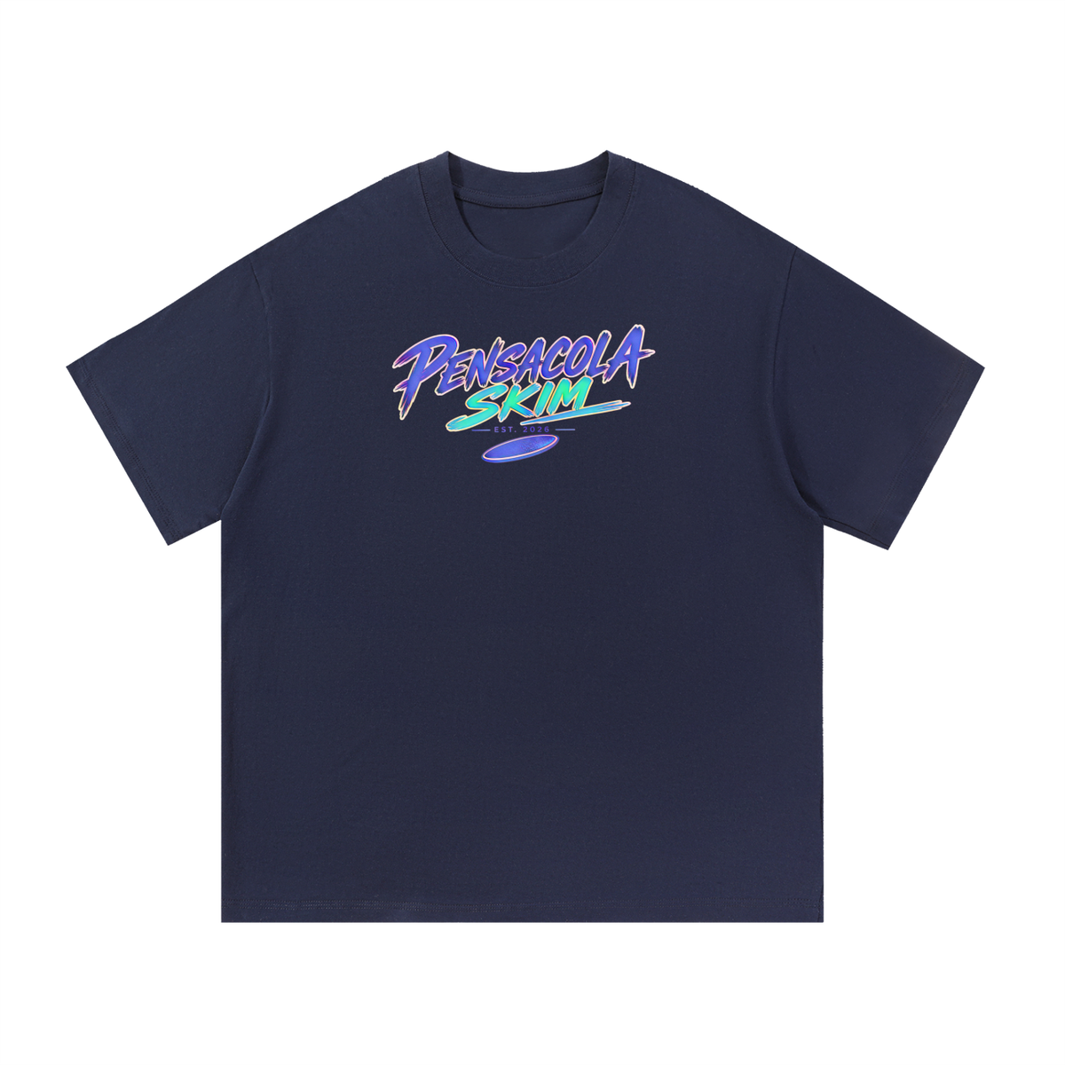 Pensacola Skim Abstract Color Graphic Classic Fit Cotton T-Shirt