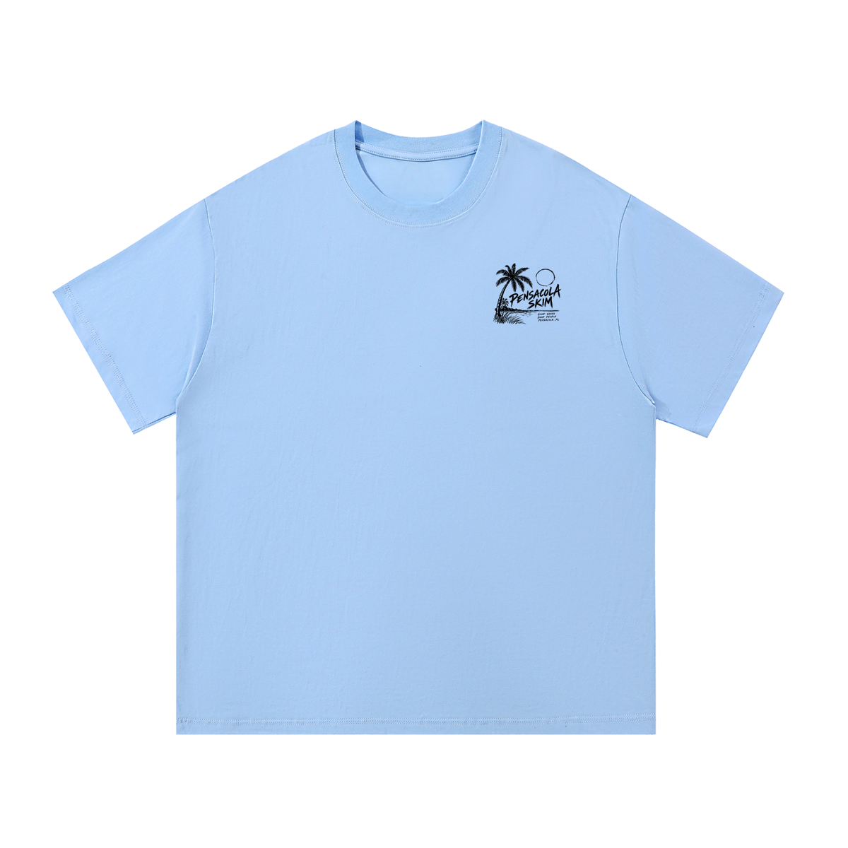 Pensacola Skim Coastal Graphic Classic Fit Cotton T-Shirt