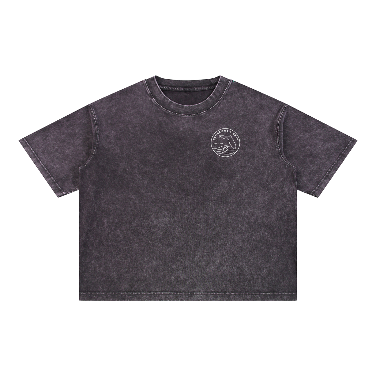 Pensacola Skim Salt Water Therapy Mineral Wash Boxy Cotton T-Shirt
