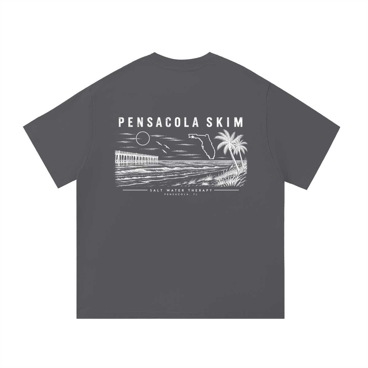 Pensacola Skim Salt Water Therapy Classic Fit 100% Cotton T-Shirt
