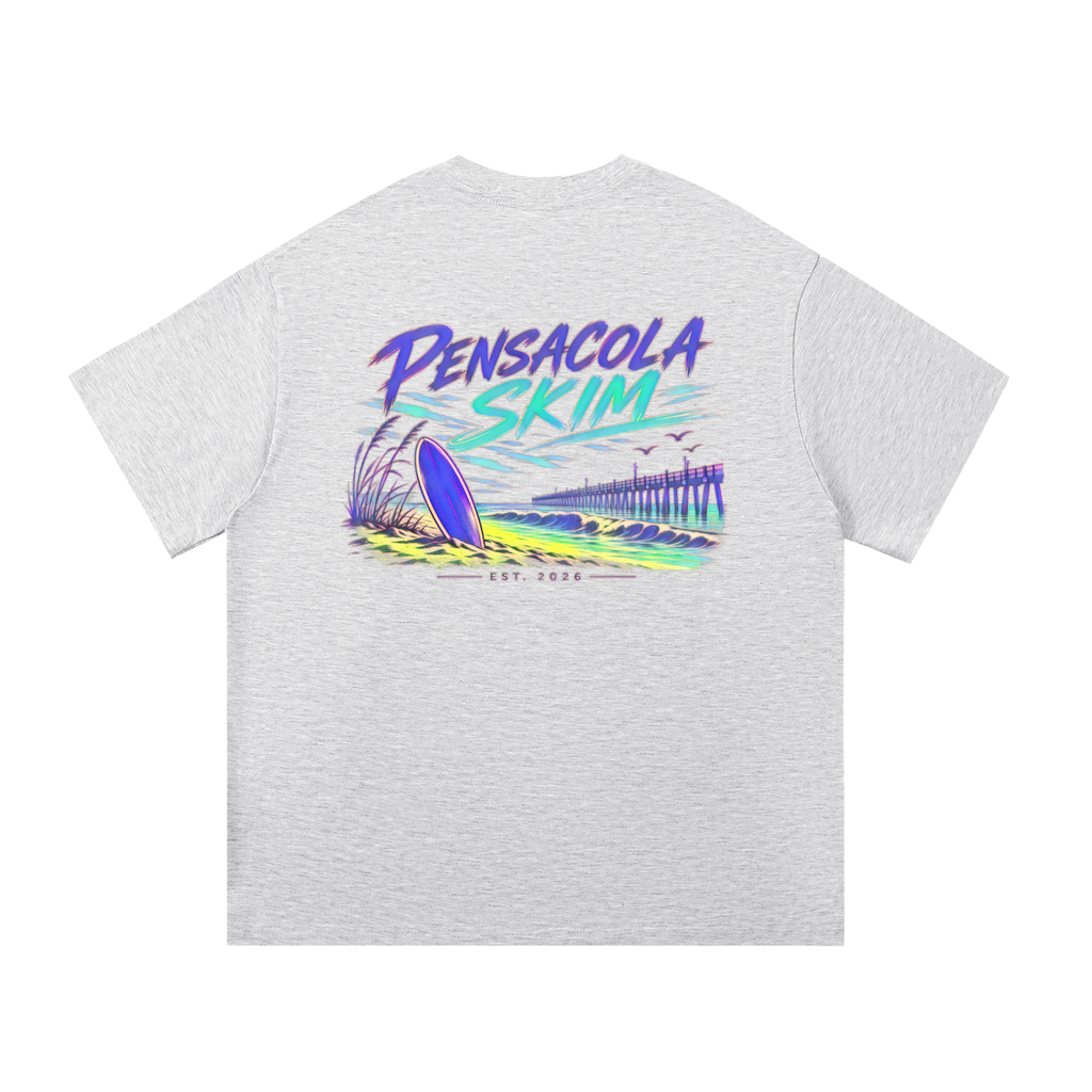 Pensacola Skim Abstract Color Graphic Classic Fit Cotton T-Shirt