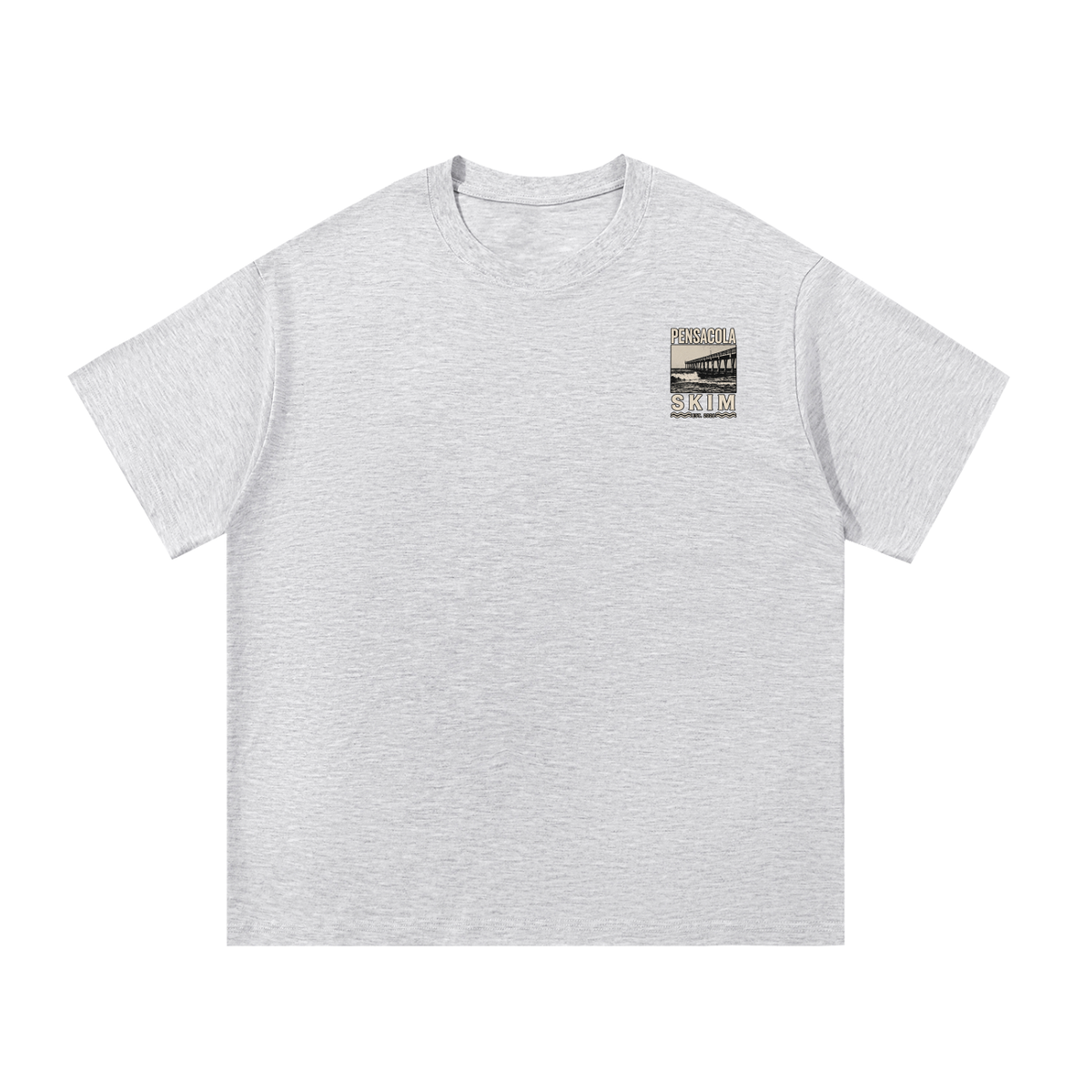 Pensacola Skim Pier Graphic Regular Fit Cotton T-Shirt
