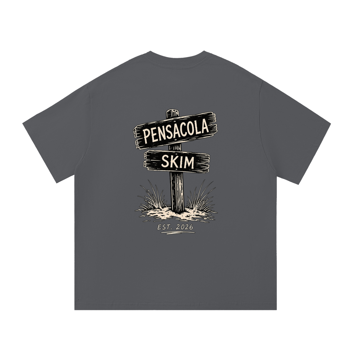 Pensacola Skim Sign Graphic Classic Fit Cotton T-Shirt