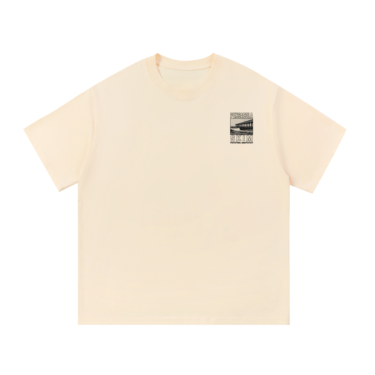 Pensacola Skim Pier Graphic Regular Fit Cotton T-Shirt
