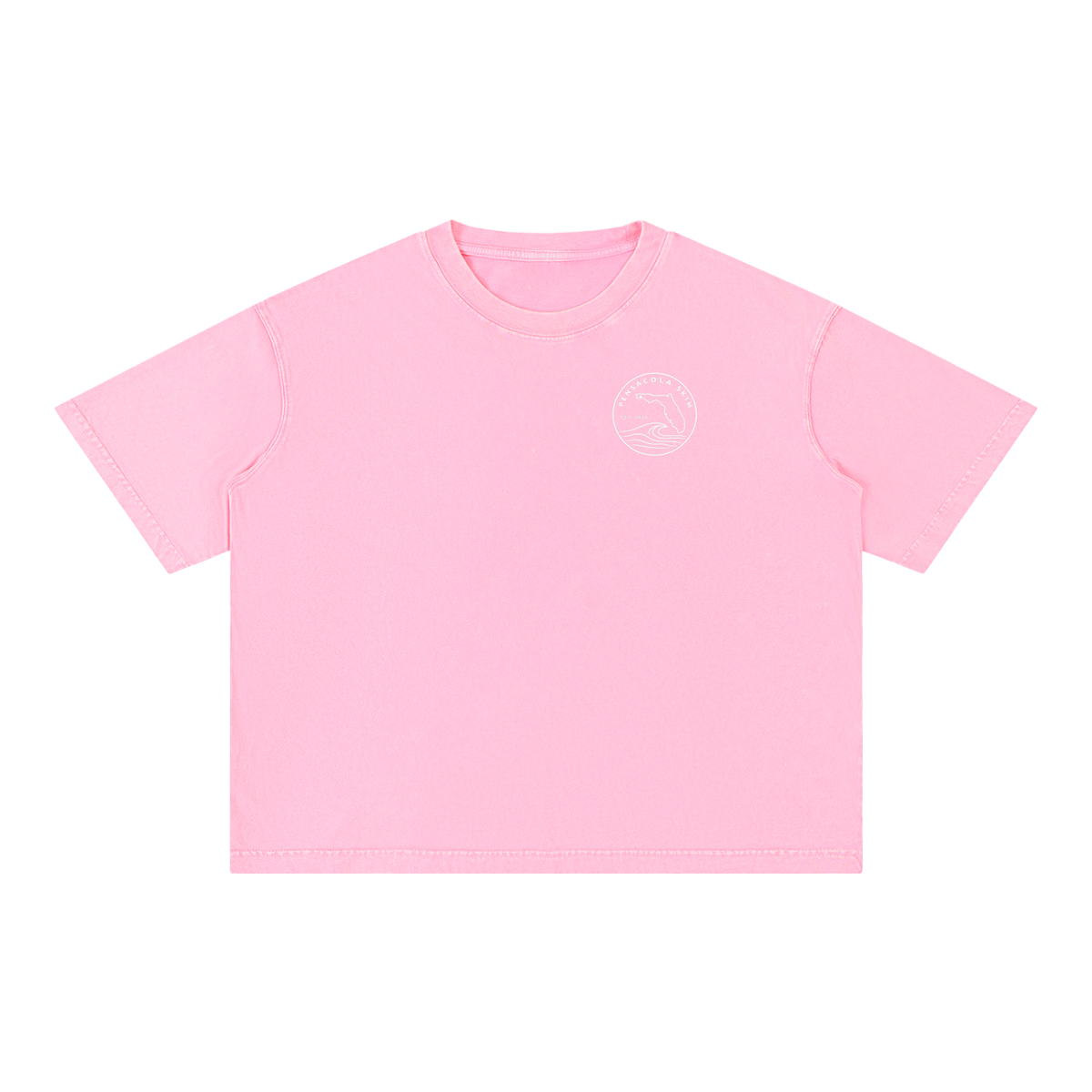 Pensacola Skim Salt Water Therapy Mineral Wash Boxy Cotton T-Shirt