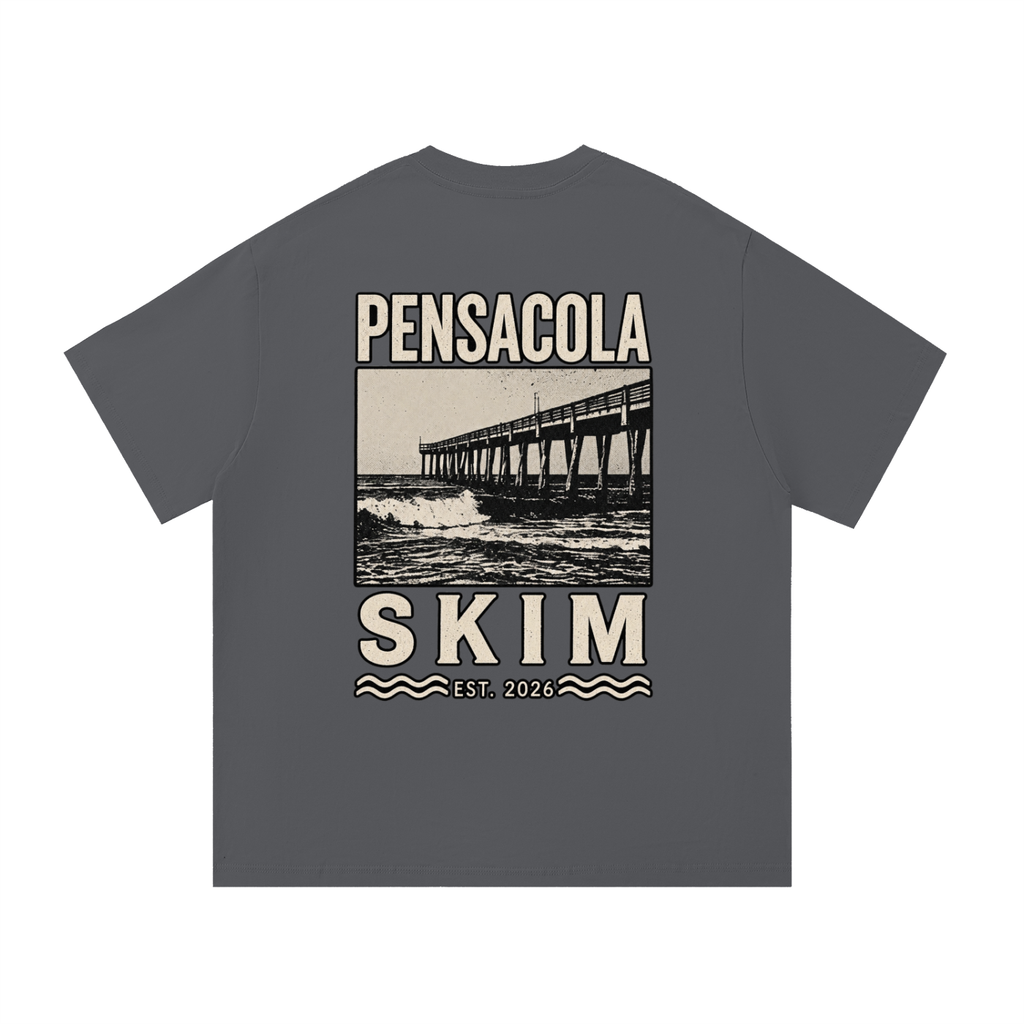 Pensacola Skim Pier Graphic Regular Fit Cotton T-Shirt