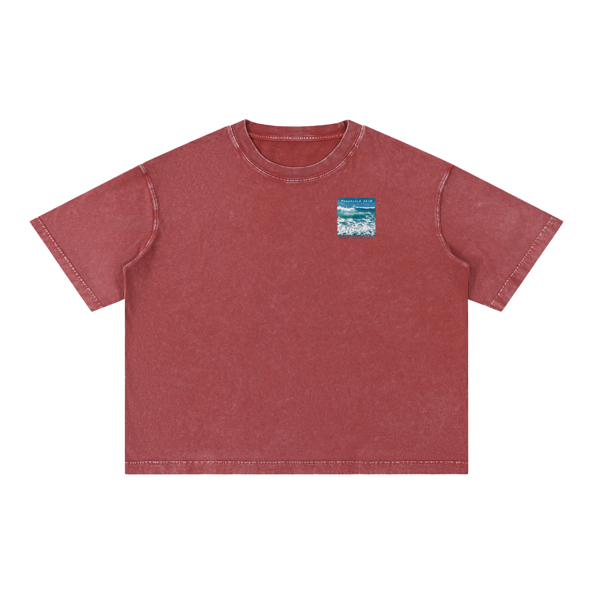 Pensacola Skim Home Break Mineral Wash Boxy Fit Cotton T-Shirt
