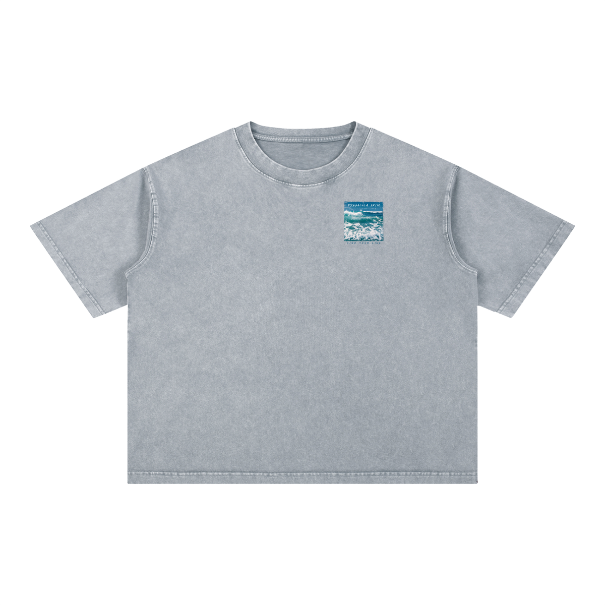 Pensacola Skim Home Break Mineral Wash Boxy Fit Cotton T-Shirt