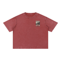 Pensacola Skim Pier Graphic Mineral Wash Boxy Cotton T-Shirt