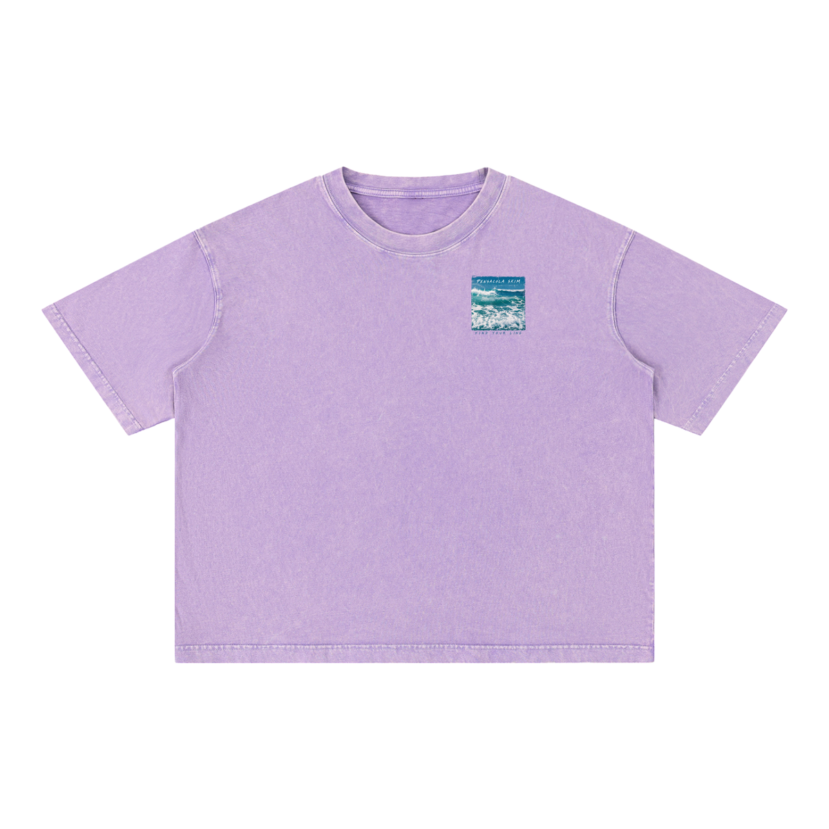 Pensacola Skim Home Break Mineral Wash Boxy Fit Cotton T-Shirt