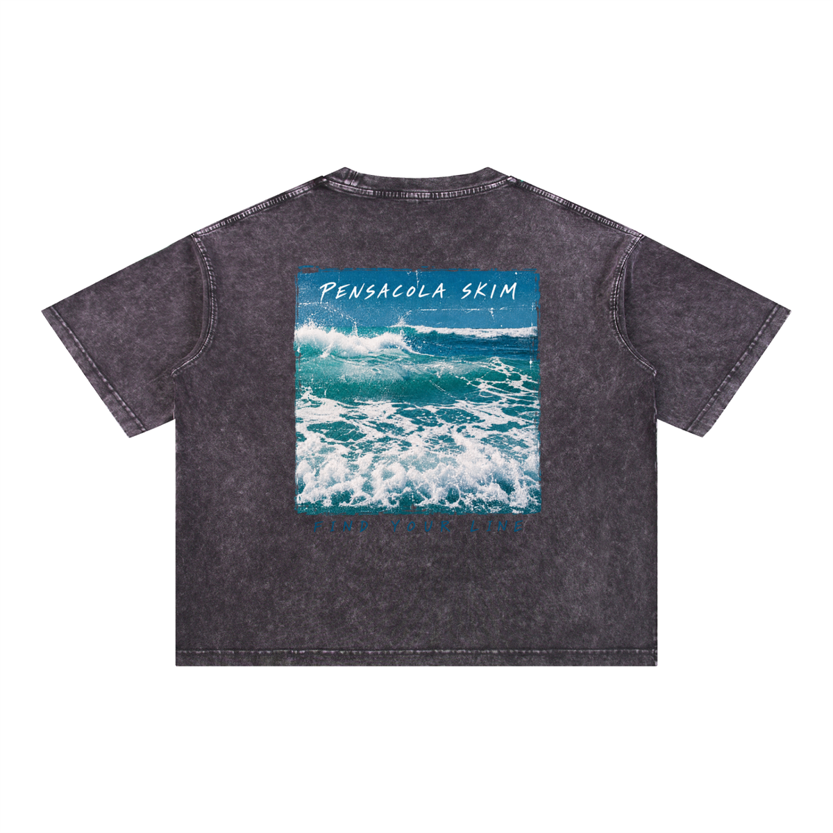 Pensacola Skim Home Break Mineral Wash Boxy Fit Cotton T-Shirt