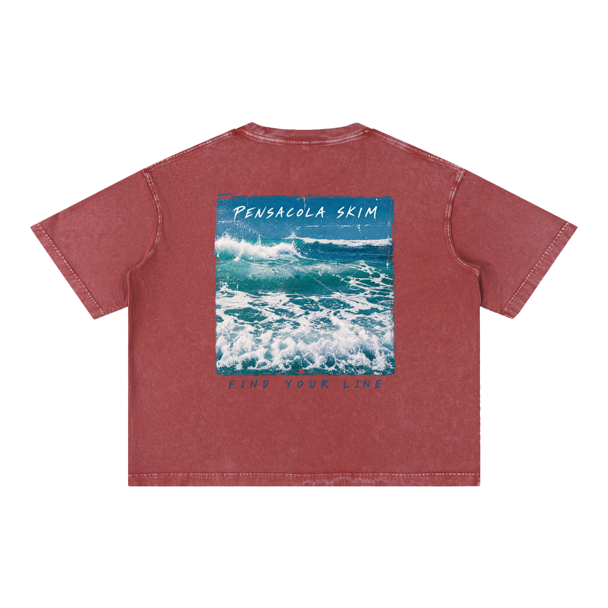 Pensacola Skim Home Break Mineral Wash Boxy Fit Cotton T-Shirt