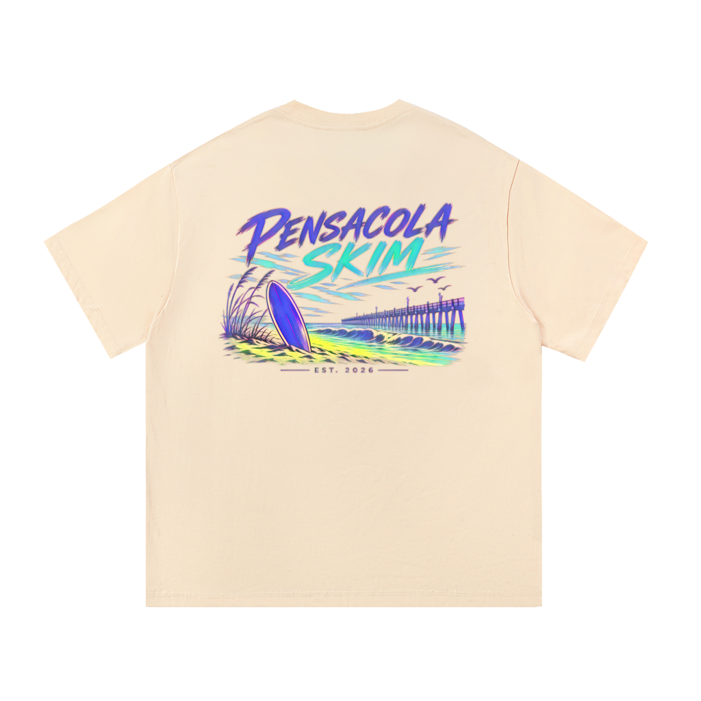 Pensacola Skim Abstract Color Graphic Classic Fit Cotton T-Shirt