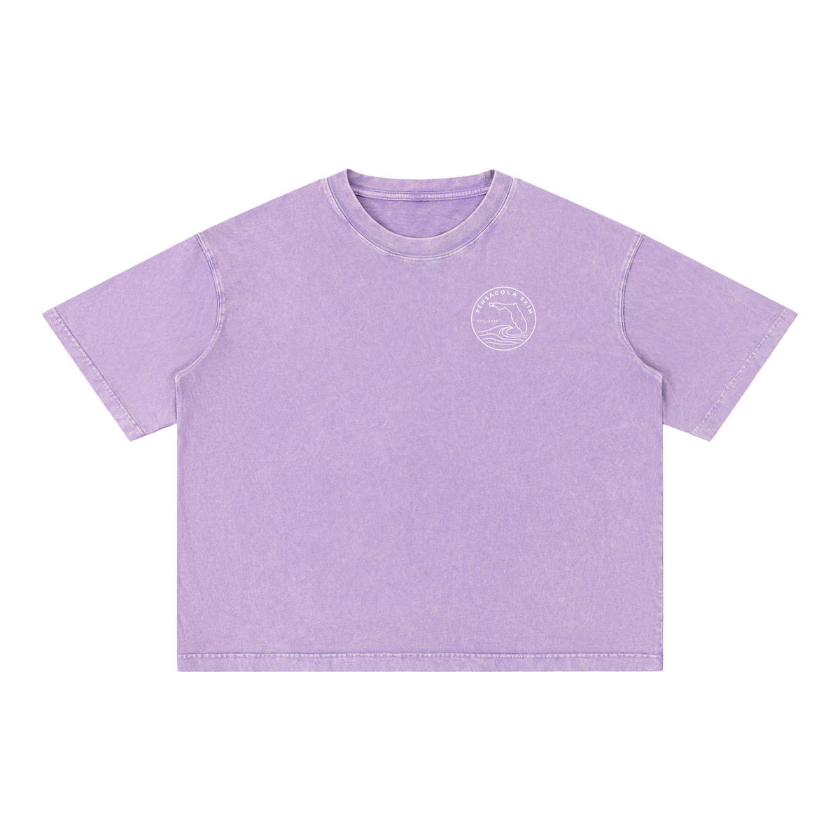 Pensacola Skim Salt Water Therapy Mineral Wash Boxy Cotton T-Shirt