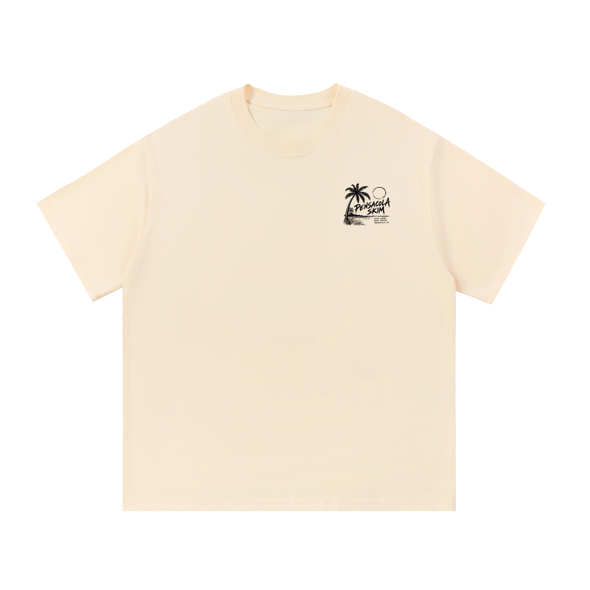 Pensacola Skim Coastal Graphic Classic Fit Cotton T-Shirt