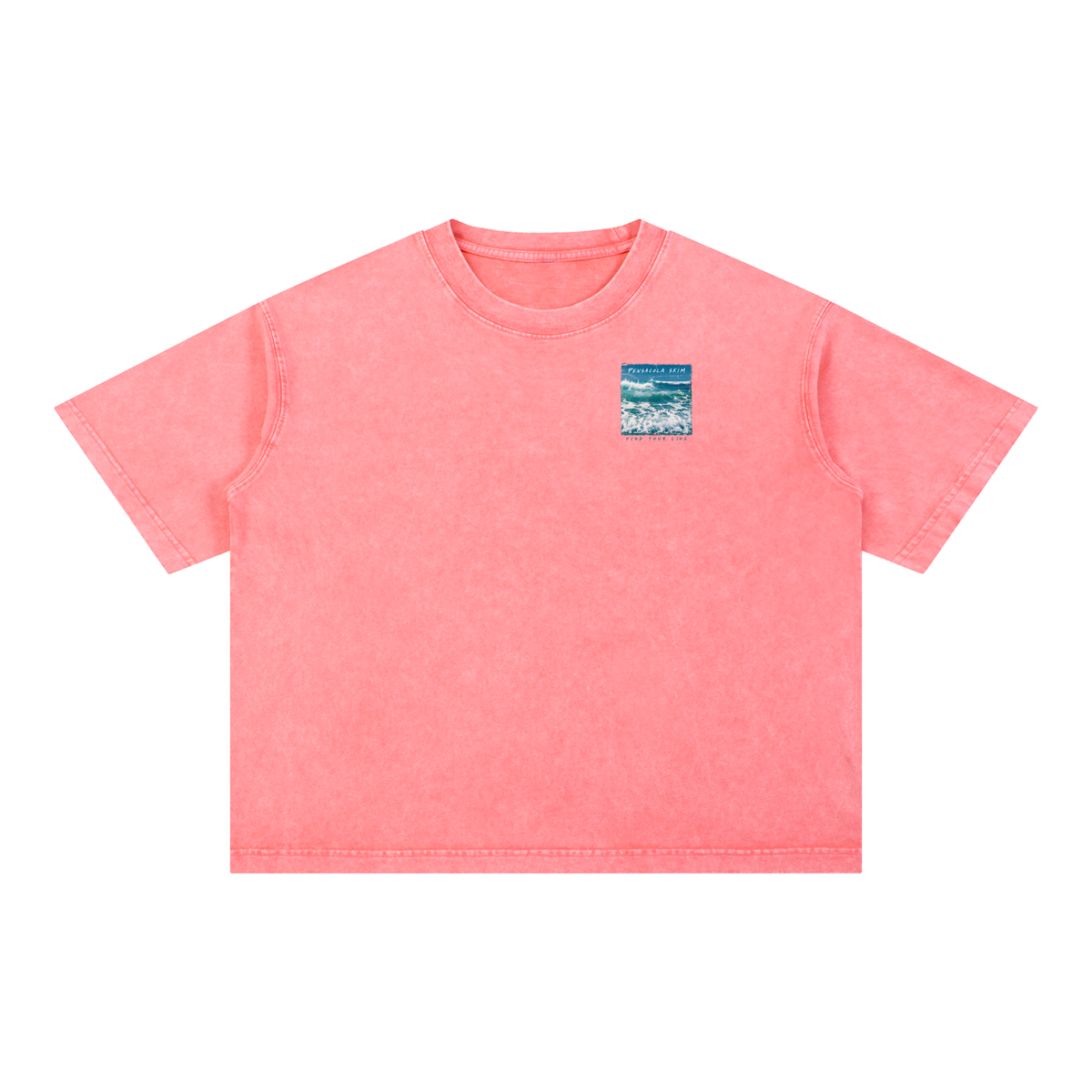 Pensacola Skim Home Break Mineral Wash Boxy Fit Cotton T-Shirt