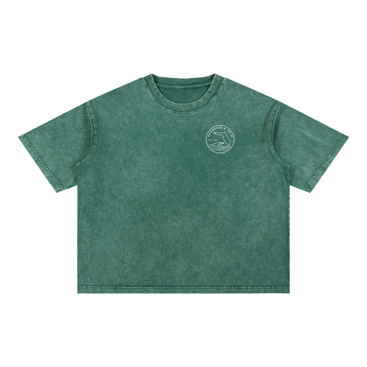 Pensacola Skim Salt Water Therapy Mineral Wash Boxy Cotton T-Shirt