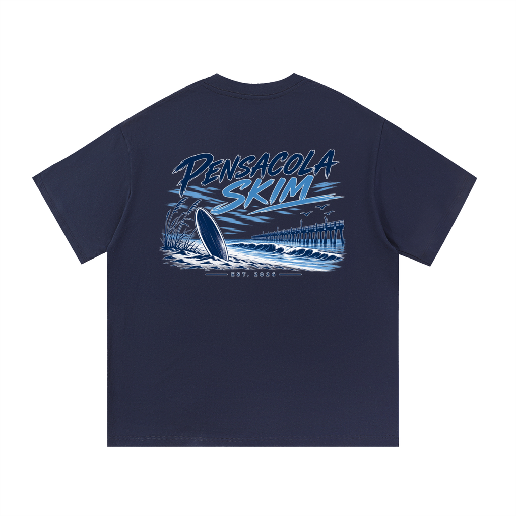 Pensacola Skim Original Logo Graphic Classic Fit Cotton T-Shirt