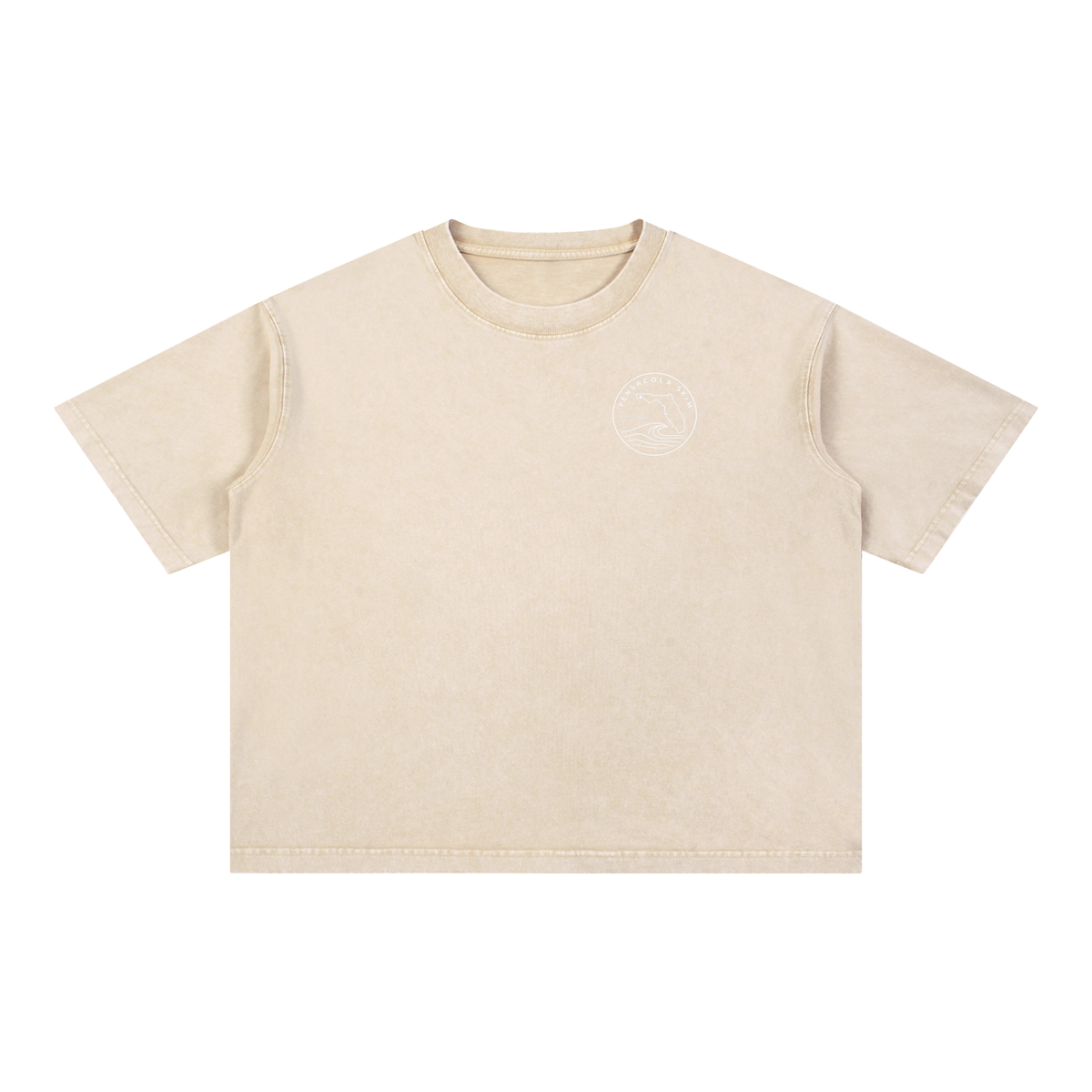 Pensacola Skim Salt Water Therapy Mineral Wash Boxy Cotton T-Shirt