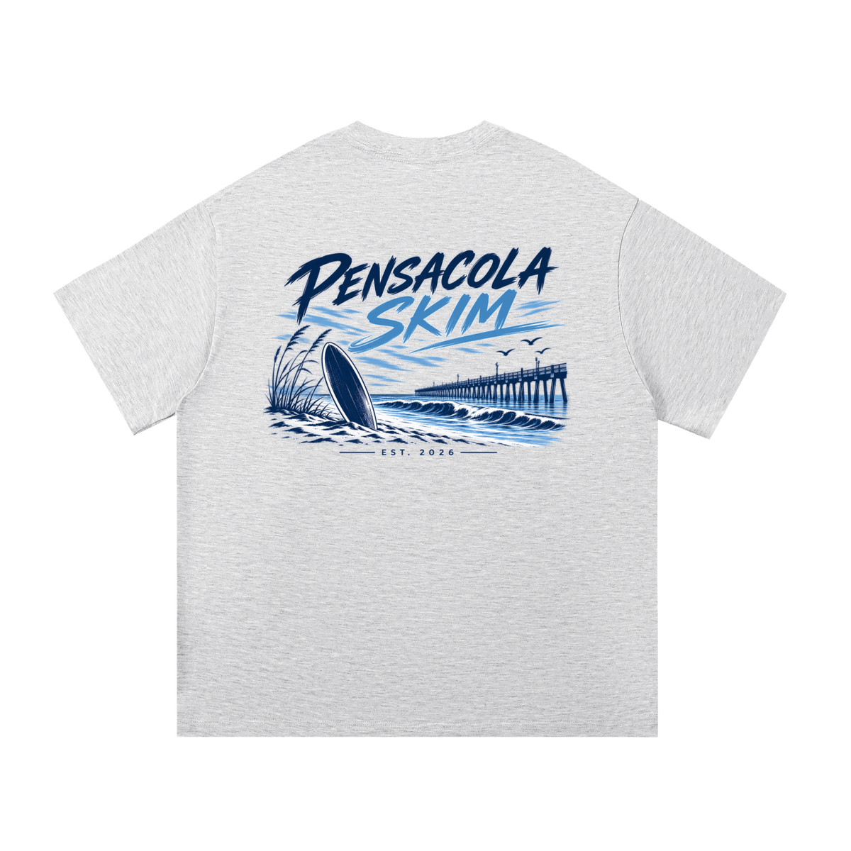 Pensacola Skim Original Logo Graphic Classic Fit Cotton T-Shirt