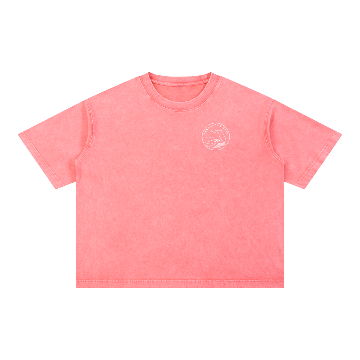 Pensacola Skim Salt Water Therapy Mineral Wash Boxy Cotton T-Shirt