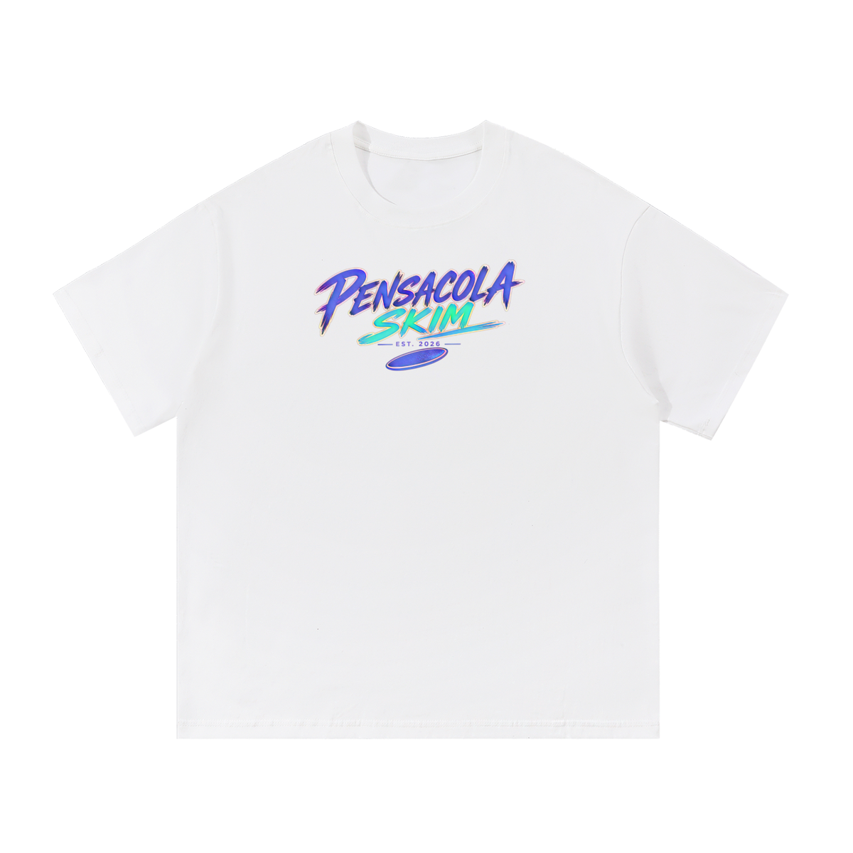 Pensacola Skim Abstract Color Graphic Classic Fit Cotton T-Shirt