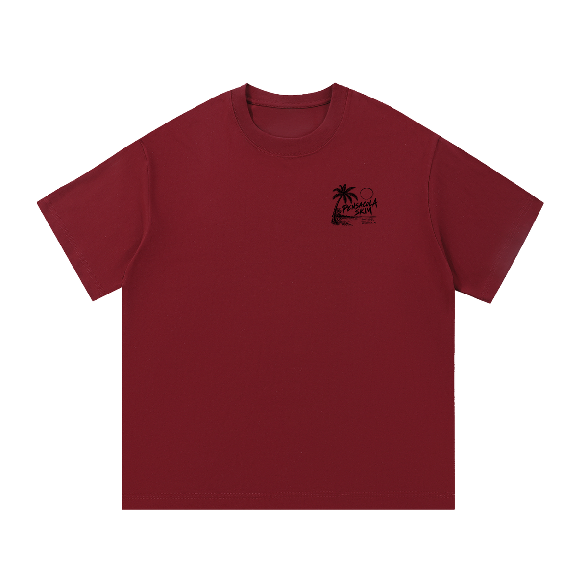 Pensacola Skim Coastal Graphic Classic Fit Cotton T-Shirt