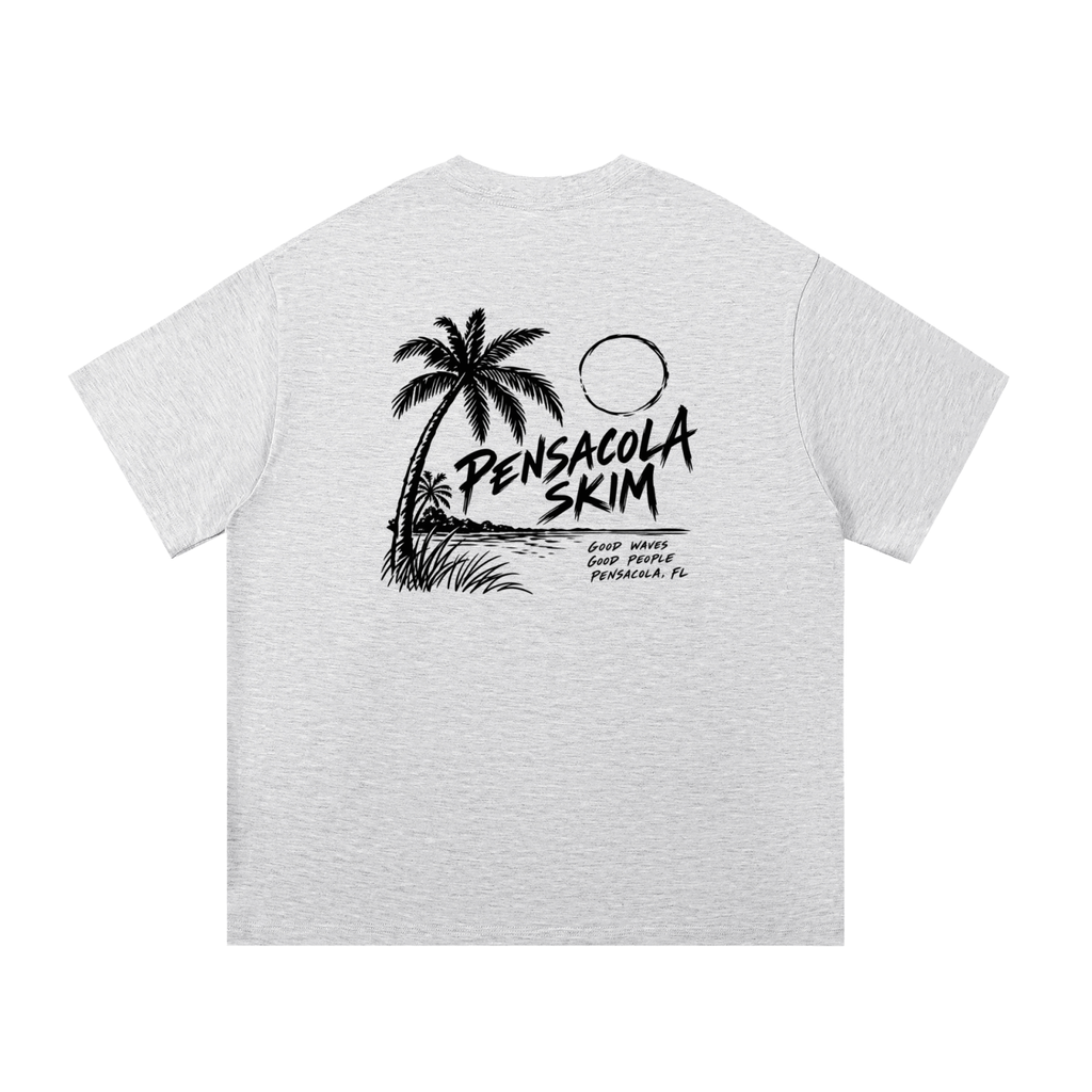 Pensacola Skim Coastal Graphic Classic Fit Cotton T-Shirt