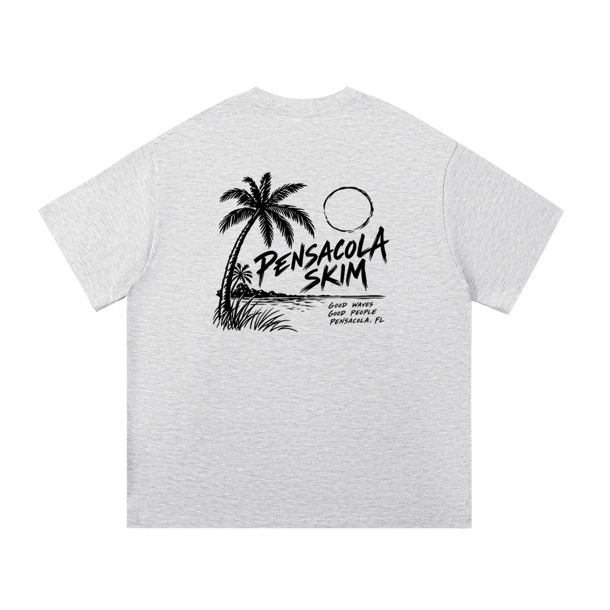 Pensacola Skim Coastal Graphic Classic Fit Cotton T-Shirt