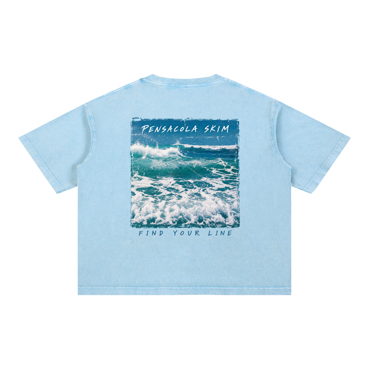 Pensacola Skim Home Break Mineral Wash Boxy Fit Cotton T-Shirt