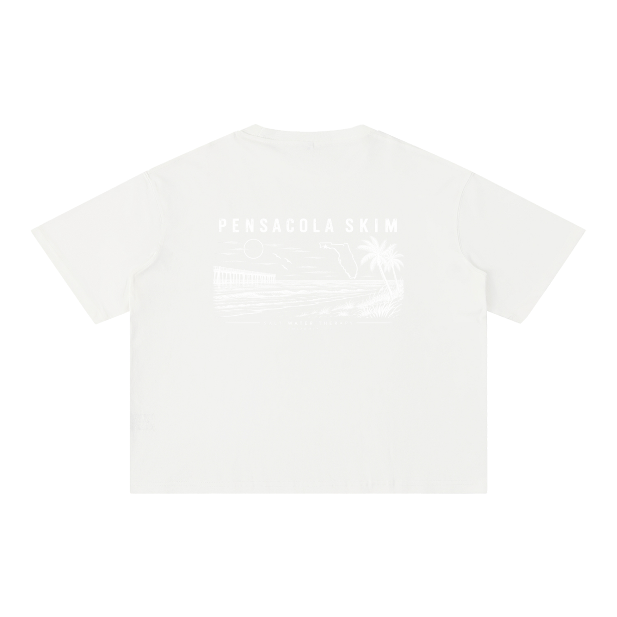 Pensacola Skim Salt Water Therapy Mineral Wash Boxy Cotton T-Shirt