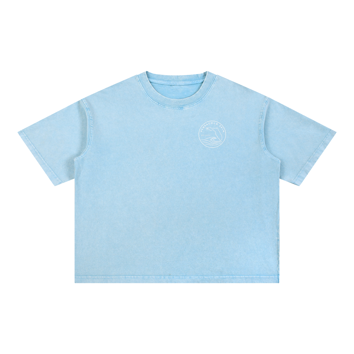 Pensacola Skim Salt Water Therapy Mineral Wash Boxy Cotton T-Shirt