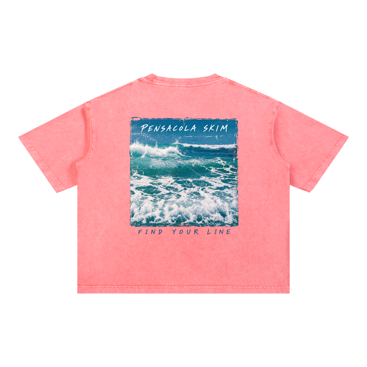 Pensacola Skim Home Break Mineral Wash Boxy Fit Cotton T-Shirt