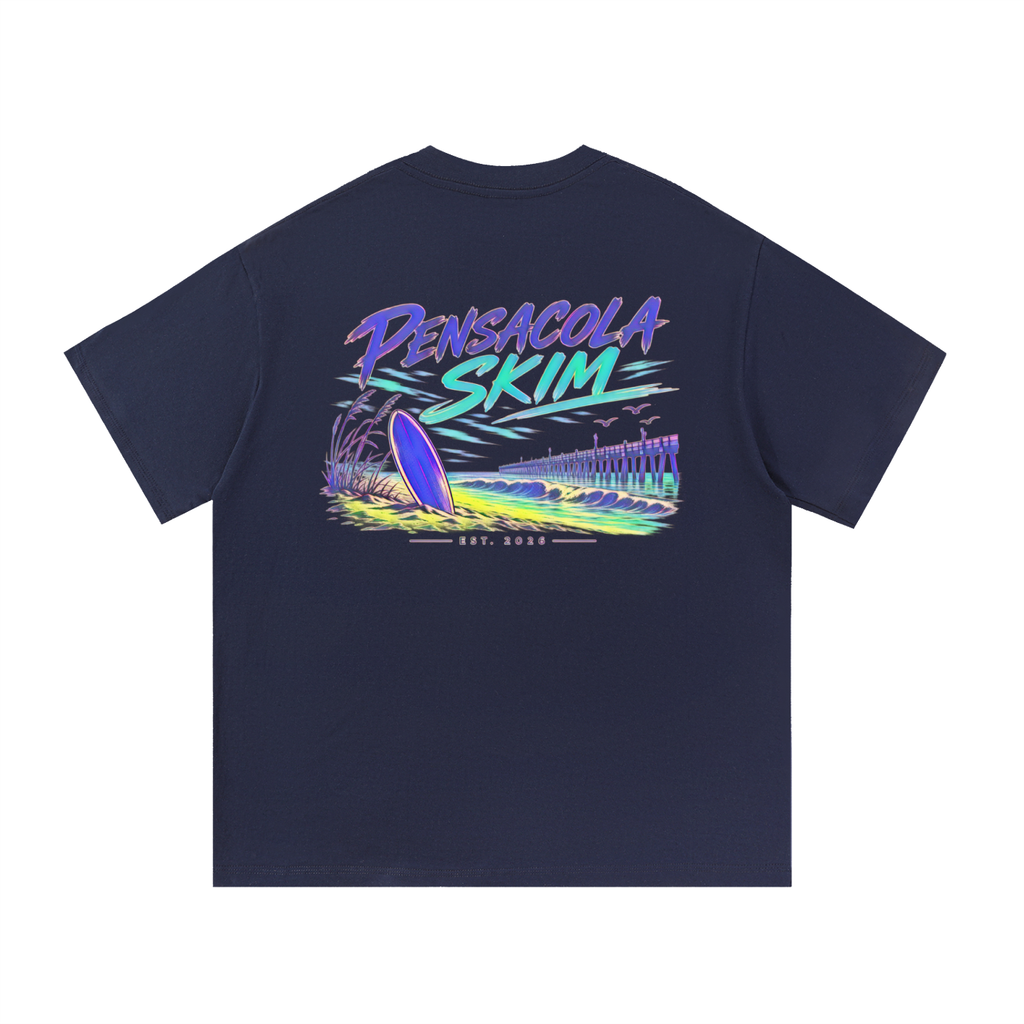Pensacola Skim Abstract Color Graphic Classic Fit Cotton T-Shirt