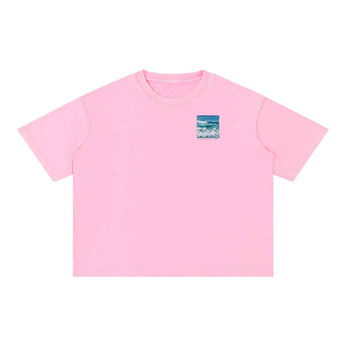 Pensacola Skim Home Break Mineral Wash Boxy Fit Cotton T-Shirt