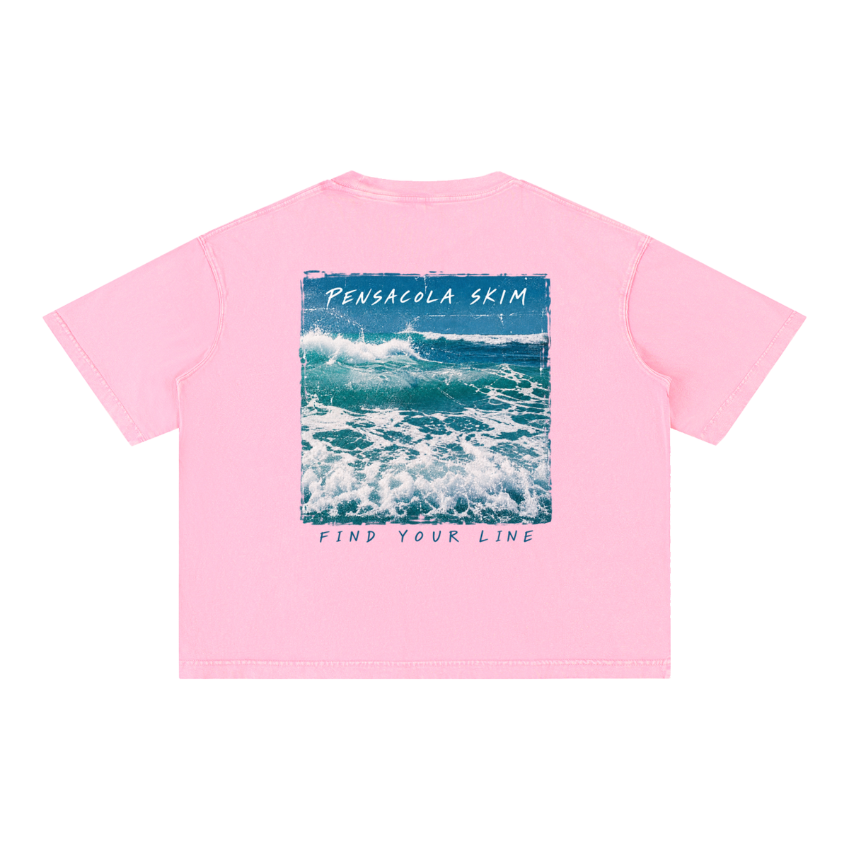 Pensacola Skim Home Break Mineral Wash Boxy Fit Cotton T-Shirt