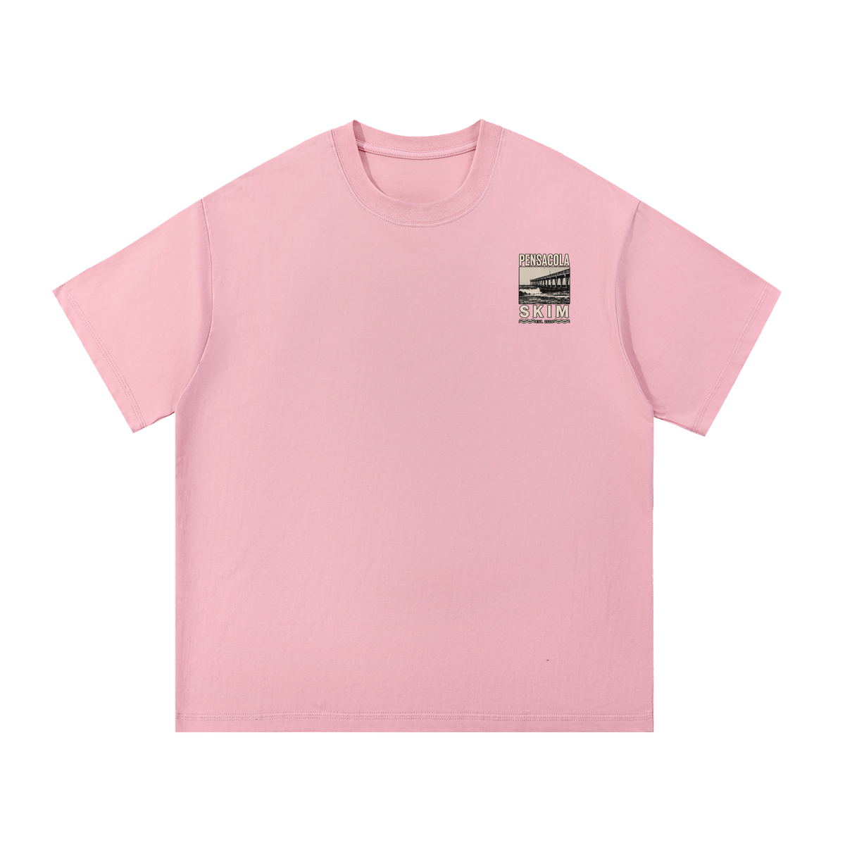 Pensacola Skim Pier Graphic Regular Fit Cotton T-Shirt
